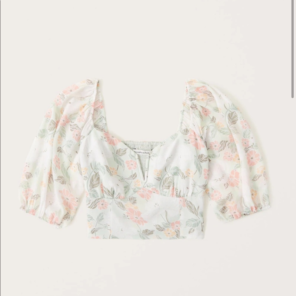 Abercrombie Puff Sleeve Top